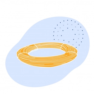 Канат грузовой 22 мм ЛК-РО ГОСТ 7668-80