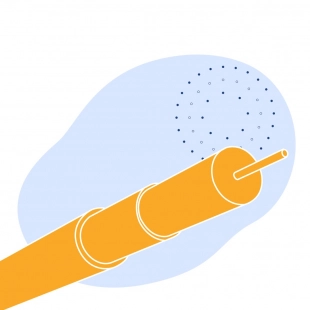 Радиочастотный аналоговый кабель 5.6 мм 100 Ом РК 50-13-15 ГОСТ 11326.47-79