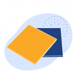 Лист с полимерным покрытием ПЭ 0.45 мм ГОСТ 34180-2017