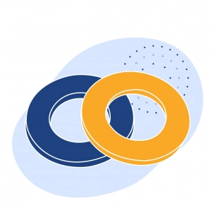 Шайба плоская нержавеющая 28 мм AISI 316 DIN 125