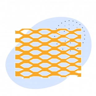 Стальная просечно-вытяжная сетка 2.5х0.4 мм ст3 ГОСТ 3826-82