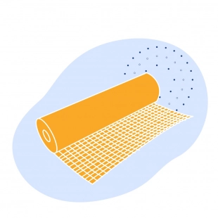 Стальная штукатурная сетка 1.4х0.45 мм Ст20 ГОСТ 3826-82