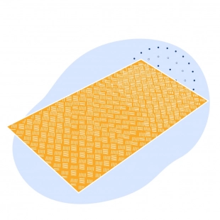 Лист стальной рифленый чечевица 6 мм СТ0 ГОСТ 8568-77