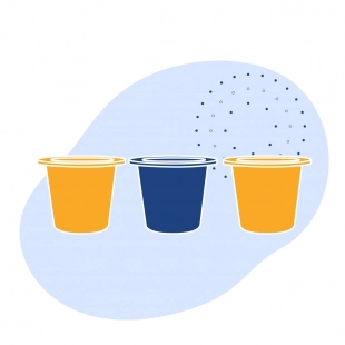 Тигель из стеклоуглерода №5