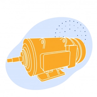 Судовой электродвигатель МАП422-6 215 кг