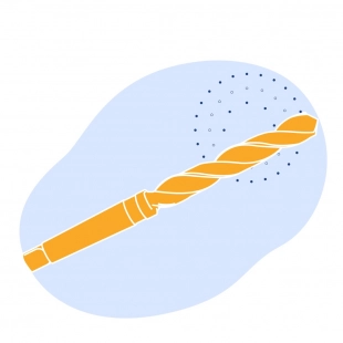 Сверло спиральное В 8 мм Р6М5 ГОСТ 20698-75