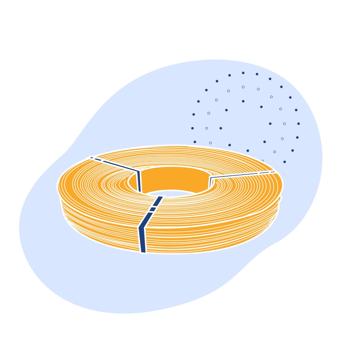 Проволока с полимерным покрытием 1.6 мм полиэфир ГОСТ Р 58076-2018