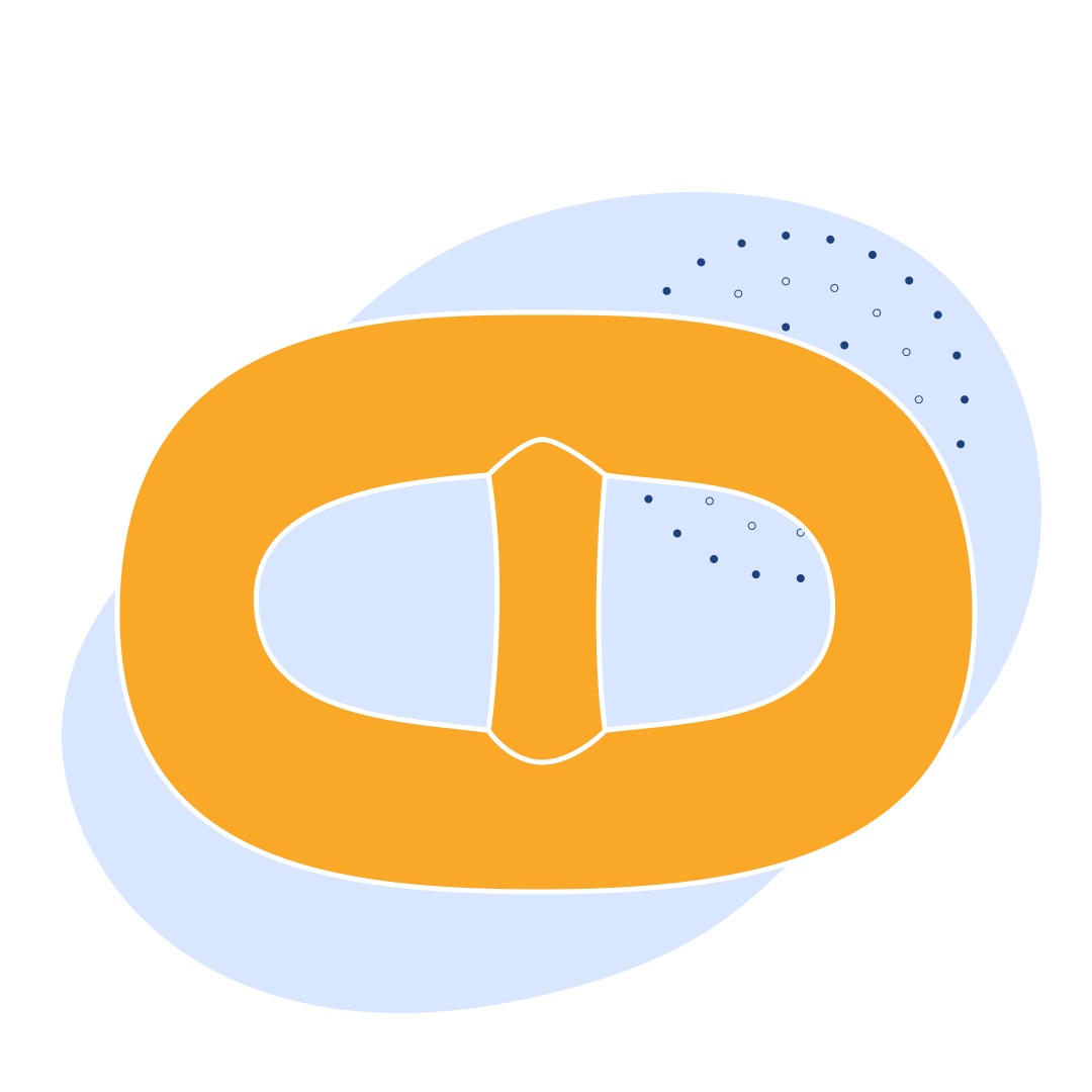 Якорное звено увеличенное с распоркой ГОСТ 228-79 28x168x112x101 мм