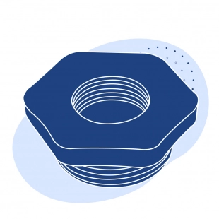 Футорка чугунная Ду 80x32 мм (3x1 1/4 дюйм) ГОСТ 8960-75