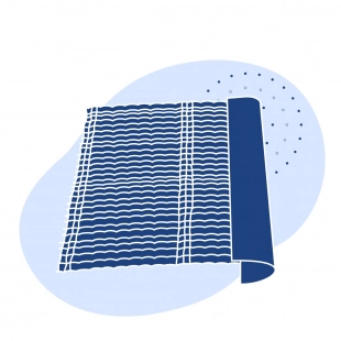 Сито с фальцами удлиненная ячейка до 500 мм в длину