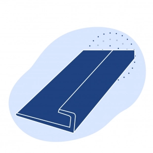 L-образный профиль стальной 40х25х3 мм СТ0 ГОСТ 8510-86