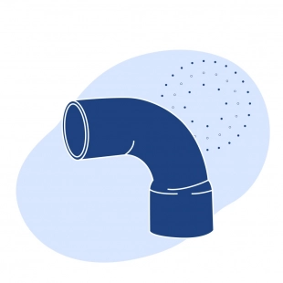 Угол медный однораструбный 90° 159 мм Cu-DHP ГОСТ 32590-2013