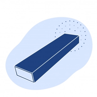 Оцинкованная прямоугольная труба 180х80х7 мм ст10 ГОСТ 8645-68