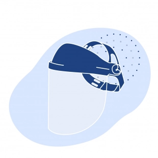 Щиток лицевой НБТ-2 250 г ГОСТ Р 12.4.023-84