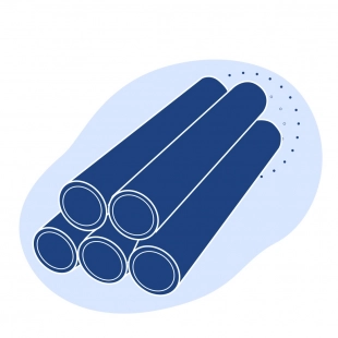 Труба стальная электросварная прямошовная 100 мм Ст08 ГОСТ 10707-80