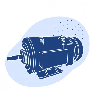 Судовой электродвигатель МАП422-6 215 кг