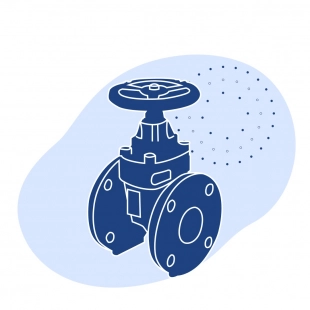 Титановый клапан запорный сальниковый ДУ 200 мм РУ 25 кгс/см2 ГОСТ 9697-87