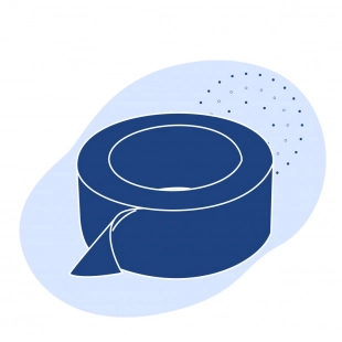 Полиэтиленовая лента с липким слоем 90х0.08 мм ГОСТ 20477-86