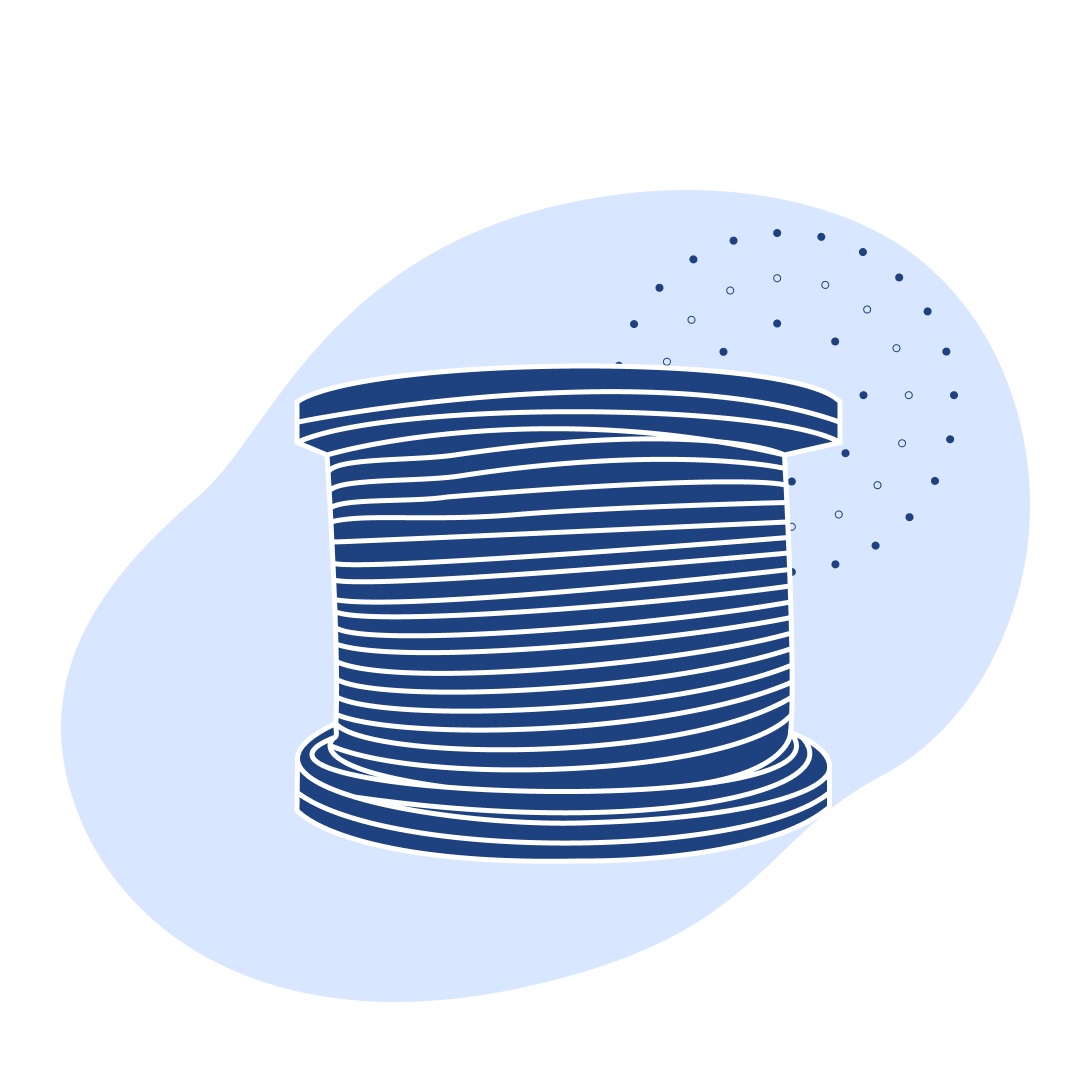 Канат грузоподъемный оцинкованный ГОСТ 7668-80 13.5 мм