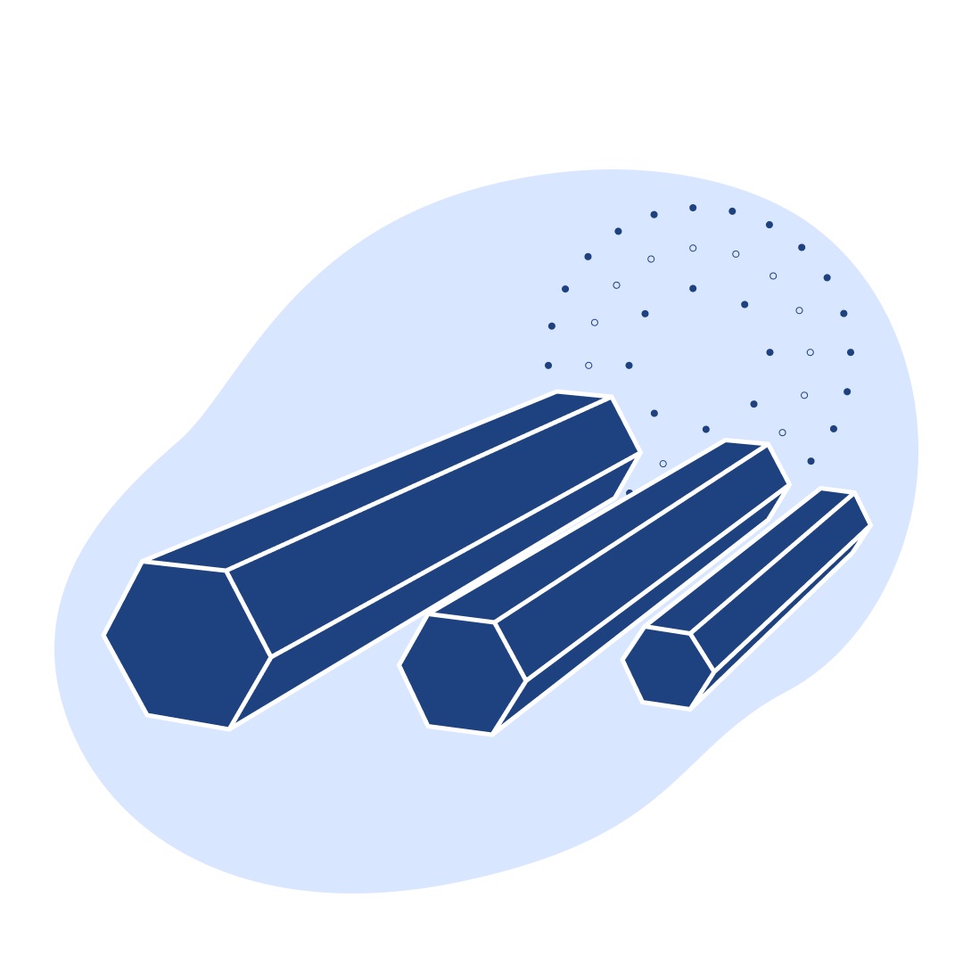 Шестигранник нержавеющий 65 мм AISI 201 ГОСТ 18968-73