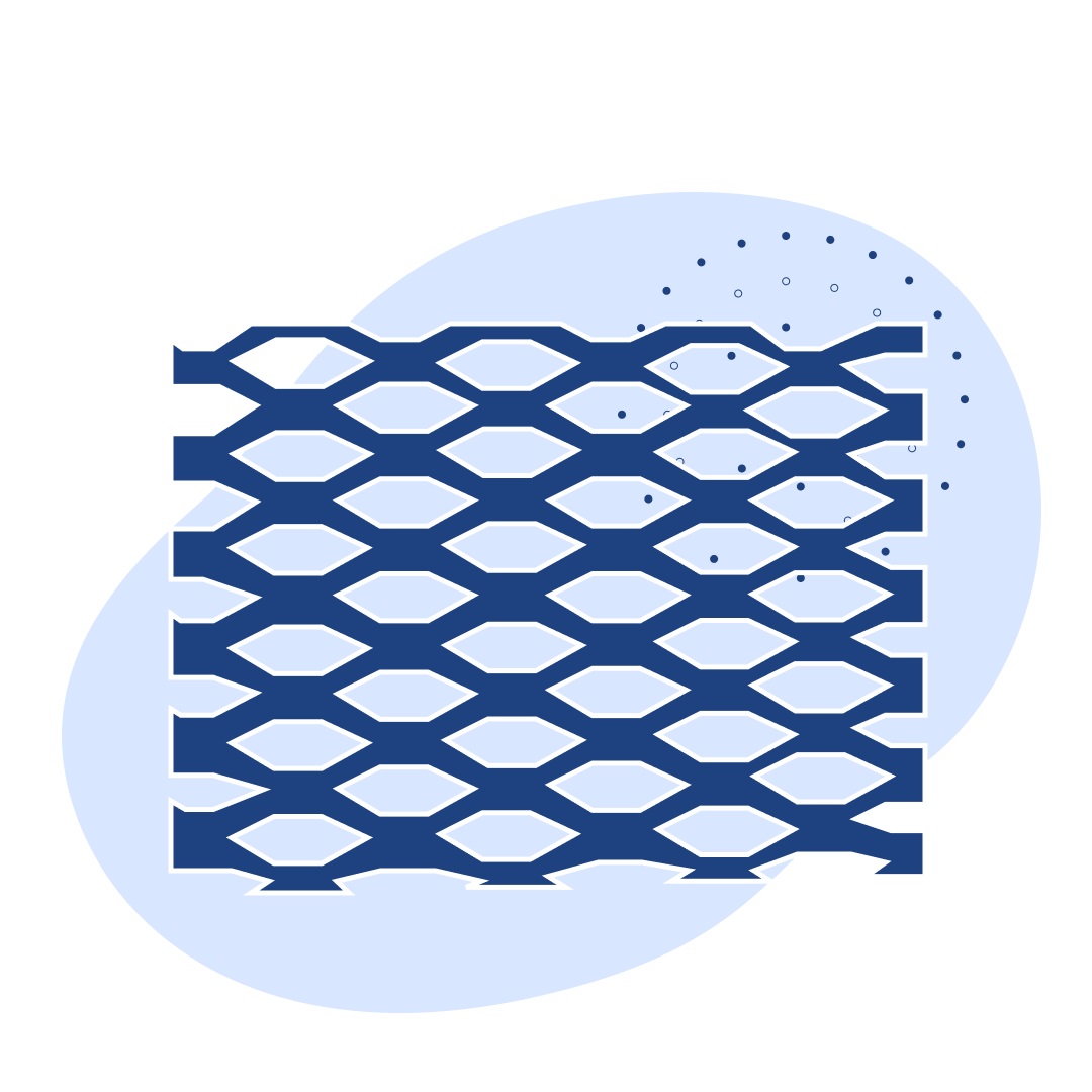 Стальная просечно-вытяжная сетка 14х1 мм ст3 ГОСТ 3826-82